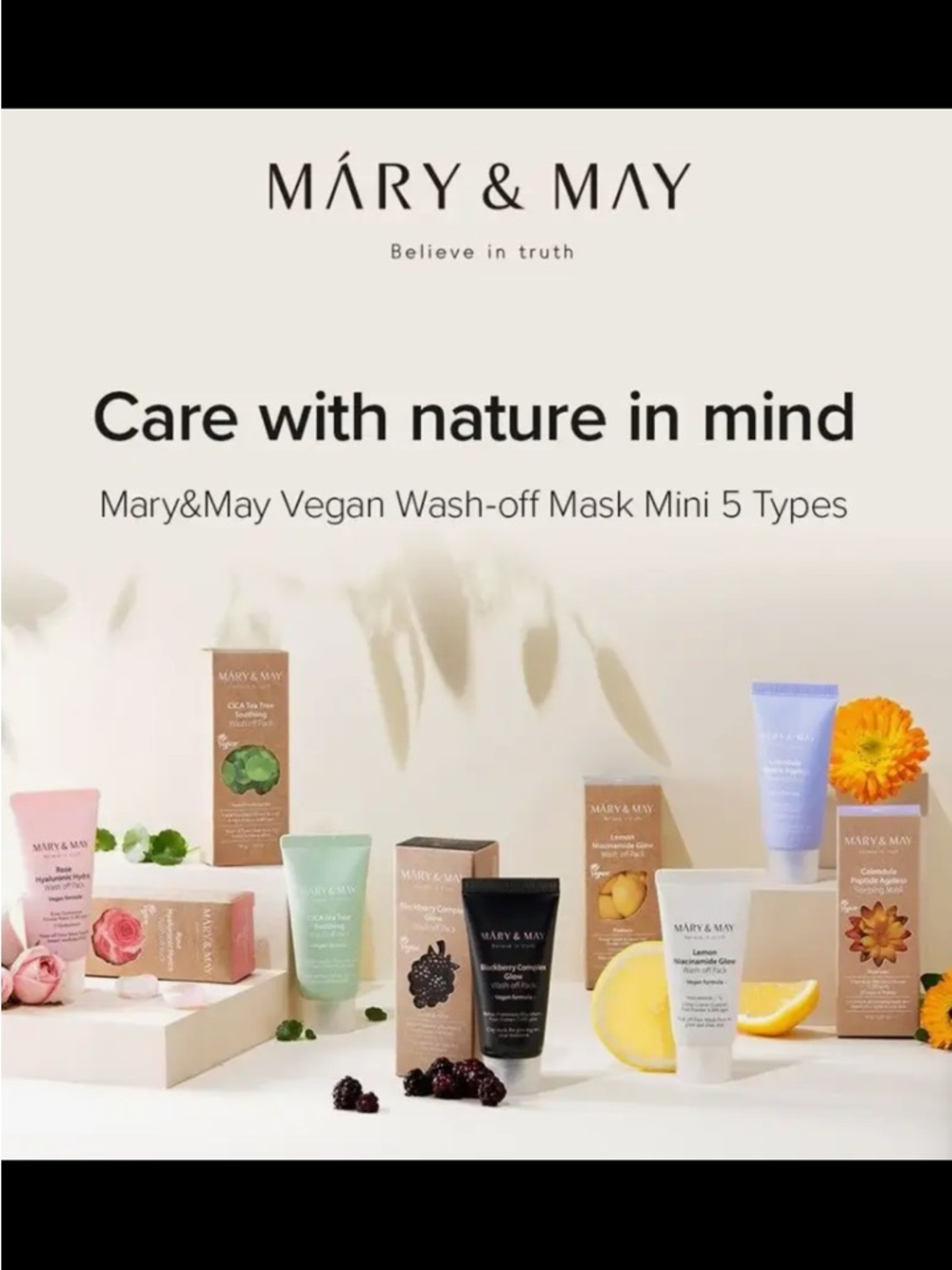 Mary&May Vegan Wash Off Mask Mini Gift Set - Picture 13 of 13